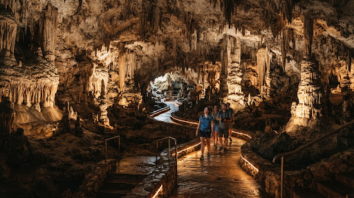 Hato Caves interior geological formations
