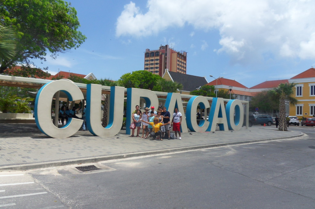 Big Curacao signs in Punda Area