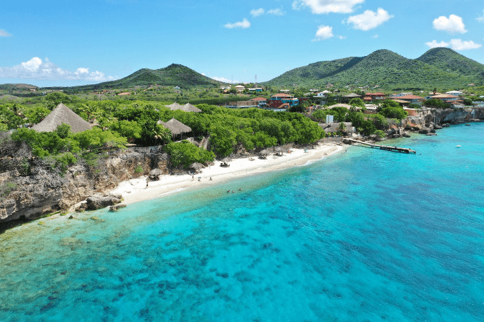 Playa Kalki aerial view 